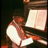 Musical director Luther Henderson at the piano in a scene from the Broadway revival of the musical "Ain't Misbehavin'." (New York)