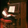 Musical director Luther Henderson at the piano in a scene from the Broadway revival of the musical "Ain't Misbehavin'." (New York)