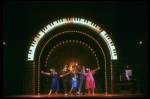 L-R) A. McQueen, Ken Page, C. Woodard, A. De Shields and N. Carter in a scene from the Broadway revival of the musical "Ain't Misbehavin'." (New York)