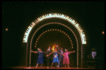 L-R) A. McQueen, Ken Page, C. Woodard, A. De Shields and N. Carter in a scene from the Broadway revival of the musical "Ain't Misbehavin'." (New York)