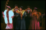 L-R) C. Woodard, K. Page, A. McQueen, A. De Shields and N. Carter in a scene from the Broadway revival of the musical "Ain't Misbehavin'." (New York)