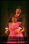 Ken Page and Nell Carter performing "Honeysuckle Rose" in a scene from the Broadway revival of the musical "Ain't Misbehavin'." (New York)