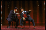 R-L) Ken Prymus and Eric Riley performing "Fat And Greasy" in a scene from the Broadway revival of the musical "Ain't Misbehavin'." (New York)