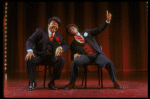 R-L) Ken Prymus and Eric Riley performing "Fat And Greasy" in a scene from the Broadway revival of the musical "Ain't Misbehavin'." (New York)
