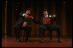 R-L) Ken Prymus and Eric Riley performing "Fat And Greasy" in a scene from the Broadway revival of the musical "Ain't Misbehavin'." (New York)