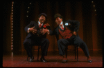 R-L) Ken Prymus and Eric Riley performing "Fat And Greasy" in a scene from the Broadway revival of the musical "Ain't Misbehavin'." (New York)