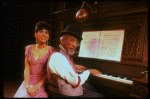 Musical director Luther Henderson and Jackie Lowe in a scene from the Broadway revival of the musical "Ain't Misbehavin'." (New York)