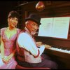 Musical director Luther Henderson and Jackie Lowe in a scene from the Broadway revival of the musical "Ain't Misbehavin'." (New York)