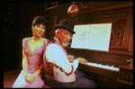 Musical director Luther Henderson and Jackie Lowe in a scene from the Broadway revival of the musical "Ain't Misbehavin'." (New York)