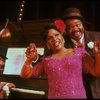 L-R) Musical director Luther Henderson, Ken Prymus and Terri White in a scene from the Broadway revival of the musical "Ain't Misbehavin'." (New York)