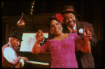 L-R) Musical director Luther Henderson, Ken Prymus and Terri White in a scene from the Broadway revival of the musical "Ain't Misbehavin'." (New York)