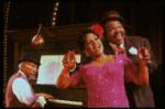 L-R) Musical director Luther Henderson, Ken Prymus and Terri White in a scene from the Broadway revival of the musical "Ain't Misbehavin'." (New York)