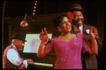 L-R) Musical director Luther Henderson, Ken Prymus and Terri White in a scene from the Broadway revival of the musical "Ain't Misbehavin'." (New York)