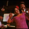 L-R) Musical director Luther Henderson, Ken Prymus and Terri White in a scene from the Broadway revival of the musical "Ain't Misbehavin'." (New York)