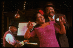 L-R) Musical director Luther Henderson, Ken Prymus and Terri White in a scene from the Broadway revival of the musical "Ain't Misbehavin'." (New York)