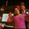 L-R) Musical director Luther Henderson, Ken Prymus and Terri White in a scene from the Broadway revival of the musical "Ain't Misbehavin'." (New York)