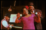 L-R) Musical director Luther Henderson, Ken Prymus and Terri White in a scene from the Broadway revival of the musical "Ain't Misbehavin'." (New York)