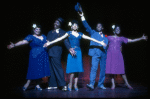 L-R) P. Austin, K. Prymus, J. Lowe, E. Riley and T. White in a scene from the Broadway revival of the musical "Ain't Misbehavin'." (New York)