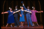 L-R) P. Austin, K. Prymus, J. Lowe, E. Riley and T. White in a scene from the Broadway revival of the musical "Ain't Misbehavin'." (New York)