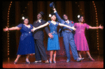 L-R) P. Austin, K. Prymus, J. Lowe, E. Riley and T. White in a scene from the Broadway revival of the musical "Ain't Misbehavin'." (New York)