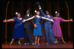 L-R) P. Austin, K. Prymus, J. Lowe, E. Riley and T. White in a scene from the Broadway revival of the musical "Ain't Misbehavin'." (New York)