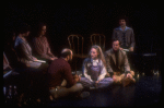 Actress Meryl Streep (C) in a staged reading of the NY Shakespeare Festival production of the musical "Alice." (New York)