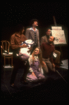 Actress Meryl Streep (C) in a staged reading of the NY Shakespeare Festival production of the musical "Alice." (New York)
