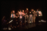 Unident. castmembers in a staged reading of the NY Shakespeare Festival production of the musical "Alice." (New York)