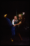 Actors Meryl Streep (as Alice) and Rodney Hudson in a scene from the NY Shakespeare Festival production of the musical "Alice." (New York)