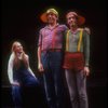 Meryl Streep (as Alice) (L) w. Michael Jeter (R) and Stuart Baker-Bergen (C) in a scene from the NY Shakespeare Festival production of the musical "Alice." (New York)