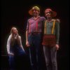 Meryl Streep (as Alice) (L) w. Michael Jeter (R) and Stuart Baker-Bergen (C) in a scene from the NY Shakespeare Festival production of the musical "Alice." (New York)