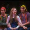 Meryl Streep (as Alice) (C) w. Michael Jeter (L) and Stuart Baker-Bergen (R) in a scene from the NY Shakespeare Festival production of the musical "Alice." (New York)