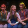 Meryl Streep (as Alice) (C) w. Michael Jeter (L) and Stuart Baker-Bergen (R) in a scene from the NY Shakespeare Festival production of the musical "Alice." (New York)