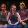 Meryl Streep (as Alice) (C) w. Michael Jeter (L) and Stuart Baker-Bergen (R) in a scene from the NY Shakespeare Festival production of the musical "Alice." (New York)