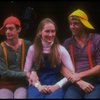 Meryl Streep (as Alice) (C) w. Michael Jeter (L) and Stuart Baker-Bergen (R) in a scene from the NY Shakespeare Festival production of the musical "Alice." (New York)