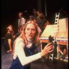 Meryl Streep (as Alice) (C) playing w. a doll house in a scene from the NY Shakespeare Festival production of the musical "Alice." (New York)