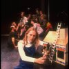 Meryl Streep (as Alice) (C) playing w. a doll house in a scene from the NY Shakespeare Festival production of the musical "Alice." (New York)