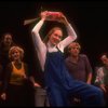 Meryl Streep (as Alice) dancing w. a bottle that says "Drink Me" in a scene from the NY Shakespeare Festival production of the musical "Alice." (New York)