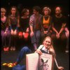 Meryl Streep (as Alice) w. A. Plummer (3L), M. Linn-Baker (4L), D. Rush (5L) in scene fr. the NY Shakespeare Festival production of the musical "Alice." (New York)