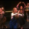 Meryl Streep (C, as Alice) w. Michael Jeter (R) in a scene from the NY Shakespeare Festival production of the musical "Alice." (New York)