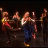 Meryl Streep (C, as Alice) w. Deborah Rush (L) and Amanda Plummer (R) in a scene from the NY Shakespeare Festival production of the musical "Alice." (New York)