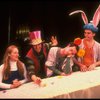 L-R) Meryl Streep (as Alice) w. Richard Cox, Michael Jeter & Mark Linn-Baker in a scene fr. NY Shakespeare Festival production of the musical "Alice." (New York)