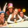 L-R) Mark Linn-Baker, Richard Cox, Meryl Streep (as Alice) and Michael Jeter in a scene from the NY Shakespeare Festival production of the musical "Alice." (New York)