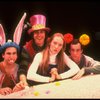 L-R) Mark Linn-Baker, Richard Cox, Meryl Streep (as Alice) and Michael Jeter in a scene from the NY Shakespeare Festival production of the musical "Alice." (New York)