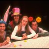 L-R) Mark Linn-Baker, Richard Cox, Meryl Streep (as Alice) and Michael Jeter in a scene from the NY Shakespeare Festival production of the musical "Alice." (New York)