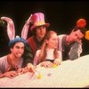 L-R) Mark Linn-Baker, Richard Cox, Meryl Streep (as Alice) and Michael Jeter in a scene from the NY Shakespeare Festival production of the musical "Alice." (New York)