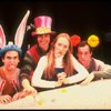 L-R) Mark Linn-Baker, Richard Cox, Meryl Streep (as Alice) and Michael Jeter in a scene from the NY Shakespeare Festival production of the musical "Alice." (New York)