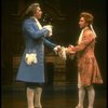 L-R) Frank Langella as Salieri and Dennis Boutsikaris as Mozart in a scene from the Broadway production of the play "Amadeus." (New York)