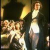 L-C) Mary Elizabeth Mastrantonio and Dennis Boutsikaris as Mozart in a scene from the Broadway production of the play "Amadeus." (New York)