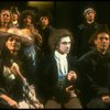 L-C) Mary Elizabeth Mastrantonio and Dennis Boutsikaris as Mozart in a scene from the Broadway production of the play "Amadeus." (New York)